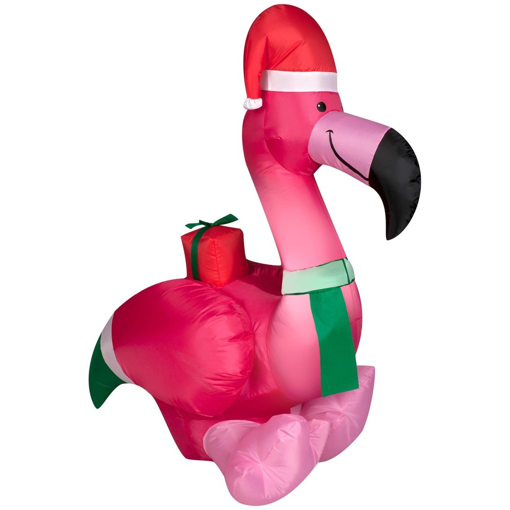 Gemmy Inflatable Holiday Flamingo 3.5ft Pink New LED Outdoor Decor 883443